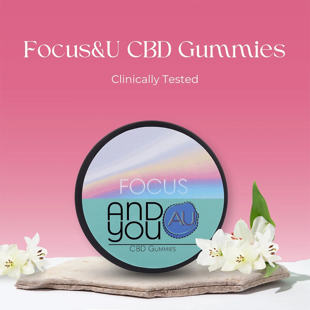 Andyou - Focus&U Gummies (200mg CBD + terpenes for focus), Kiwi Flavour, 10 Gummies - Image 2