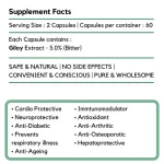 Trugreen Giloy 450 mg, 60 Capsules on itshemp
