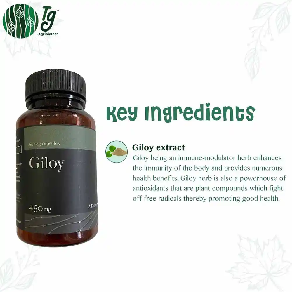 Trugreen Giloy 450 mg, 60 Capsules on itshemp