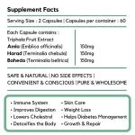 Trugreen Triphala 450mg , 60 Capsules on itshemp