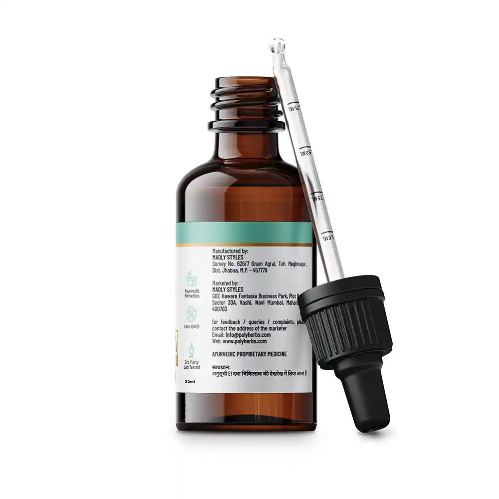 PolyHerbs BALANCE Vijaya Leaf Extract Oil, 6500mg, 30ml on itshemp