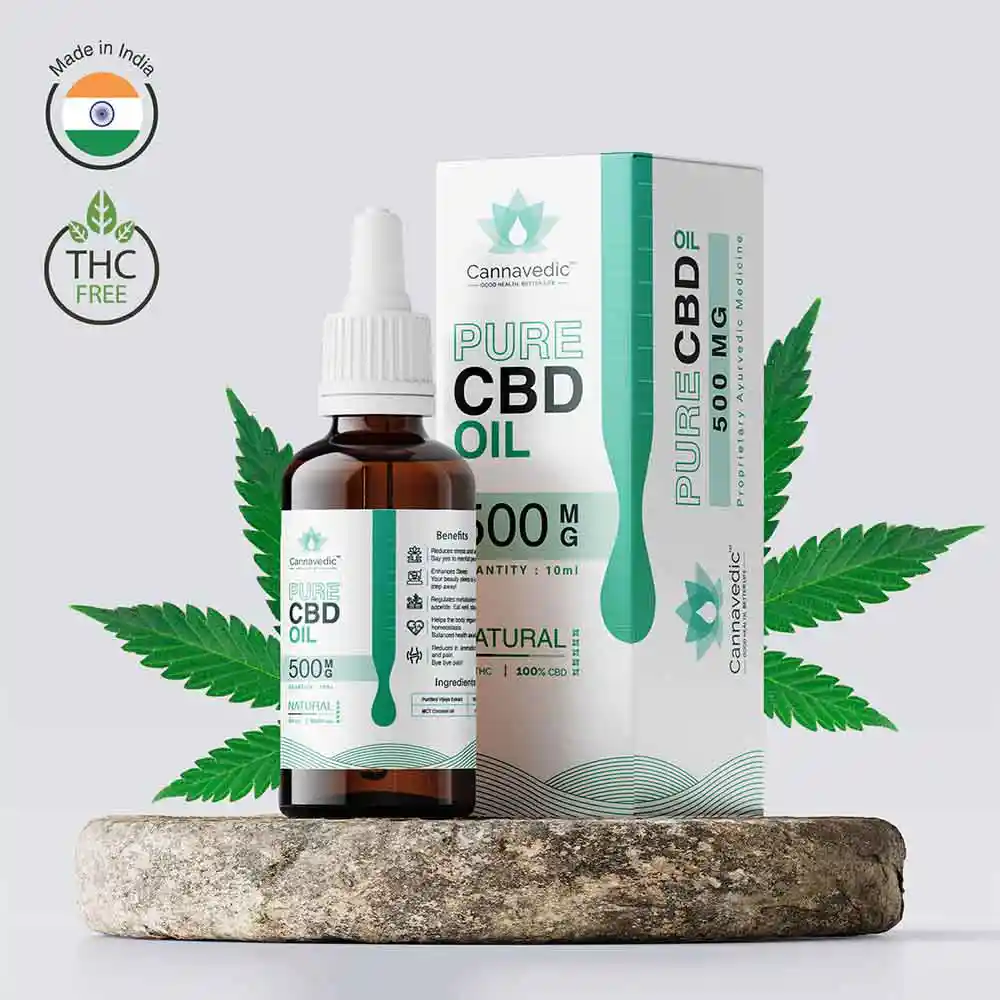 Cannavedic Pure CBD Oil Natural 500mg | 10ml on itshemp