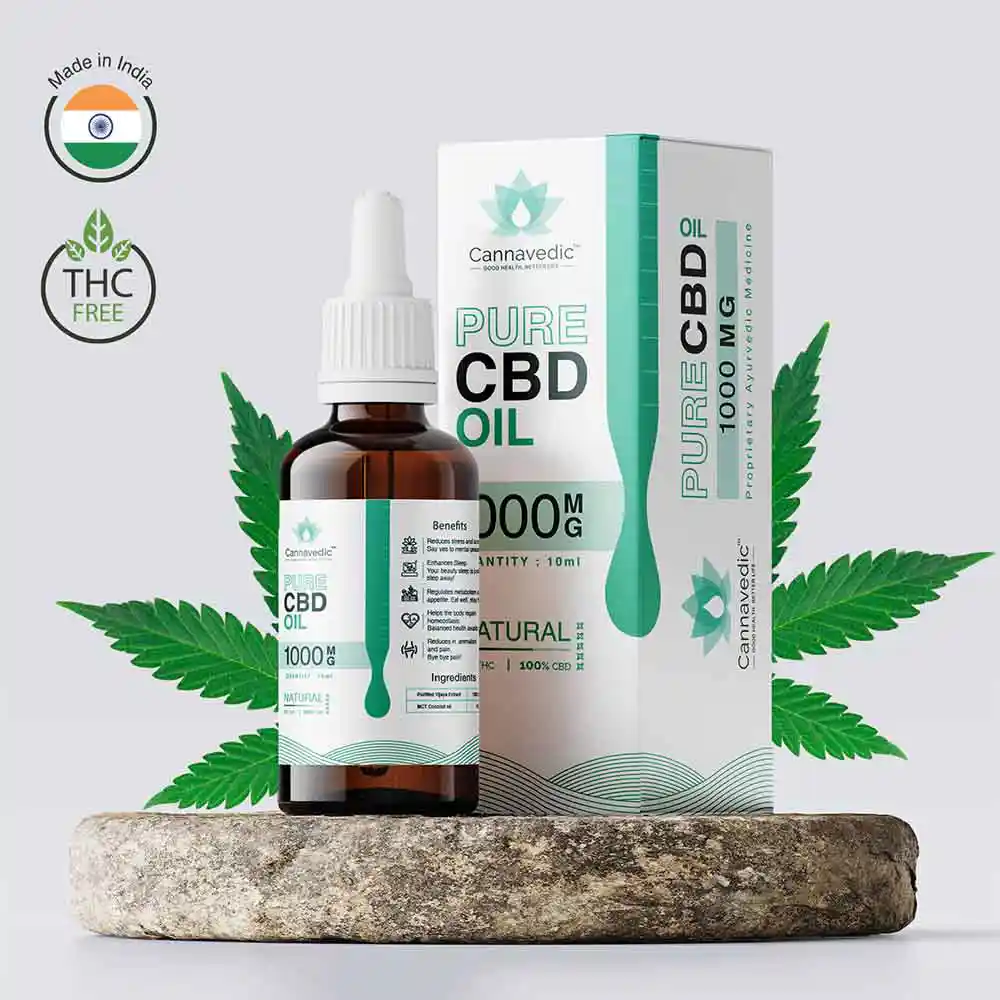 C-CV034018_1 Cannavedic Pure CBD Oil Natural 1000mg | 10ml on itshemp