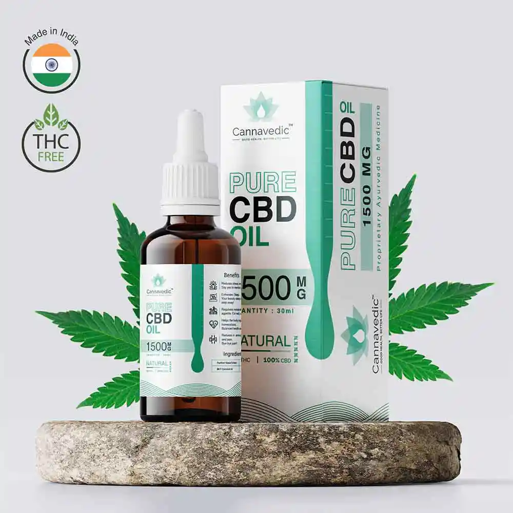 Cannavedic Pure CBD Oil Natural 1500mg | 30ml on itshemp