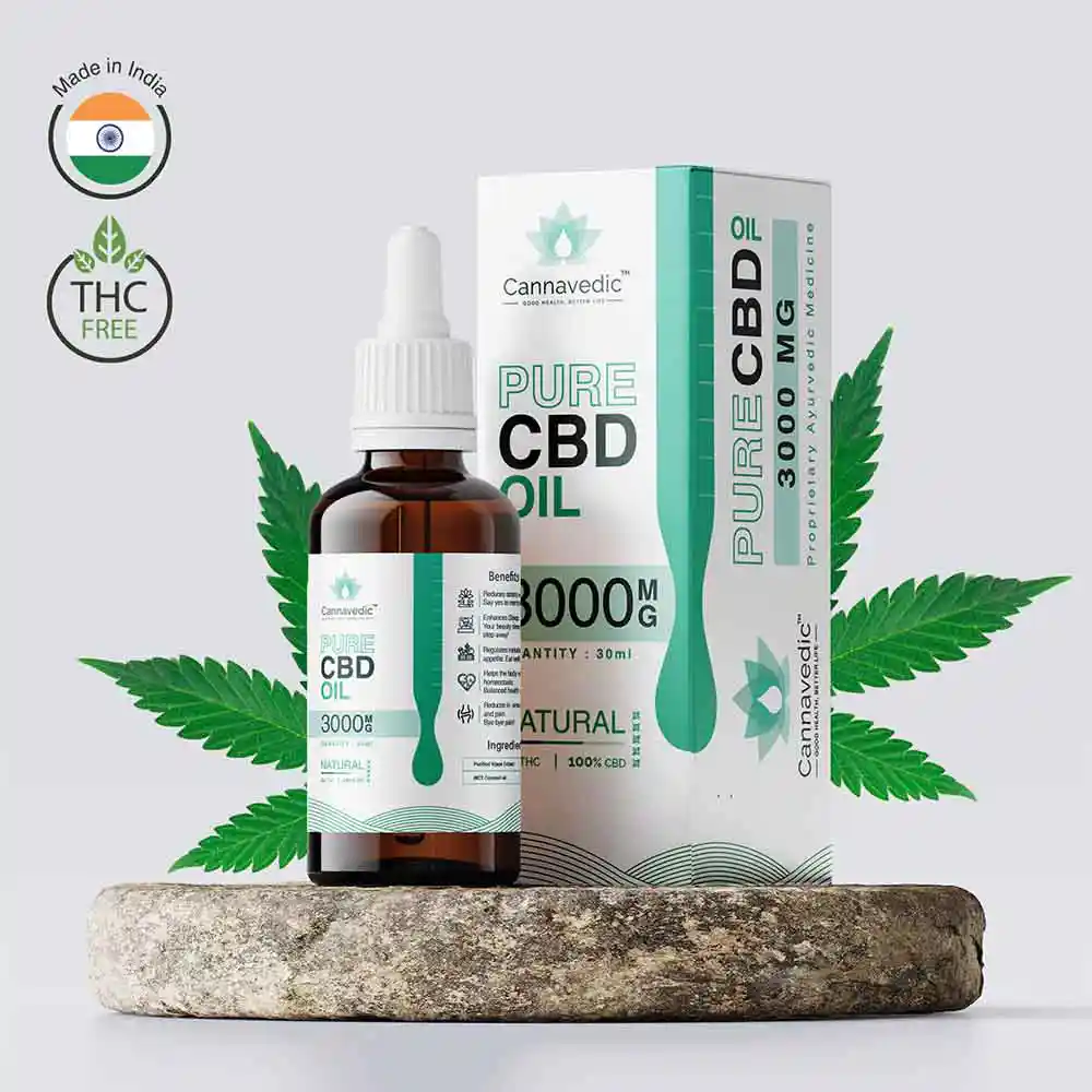 C-CV034020_1 Cannavedic Pure CBD Oil Natural 3000mg | 30ml on itshemp