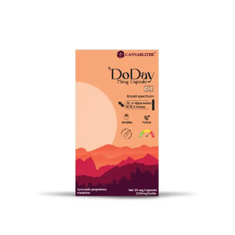 CannaBlithe DoDay 75mg capsule 10:1 CBD:THC (30 caps) on itshemp