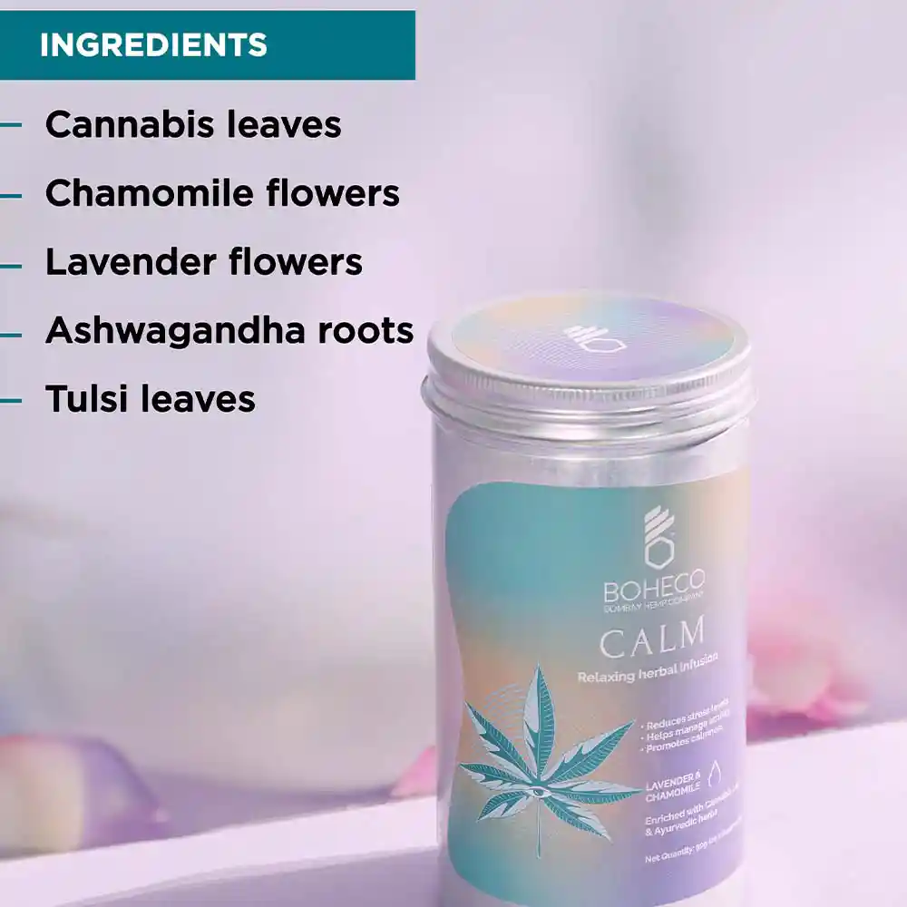 BOHECO CALM - RELAXING HERBAL INFUSION BAGS 50gm on itsHemp