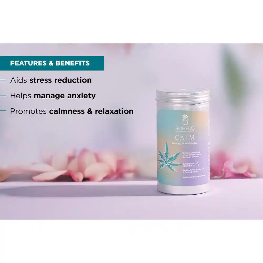 BOHECO CALM - RELAXING HERBAL INFUSION BAGS 50gm on itsHemp