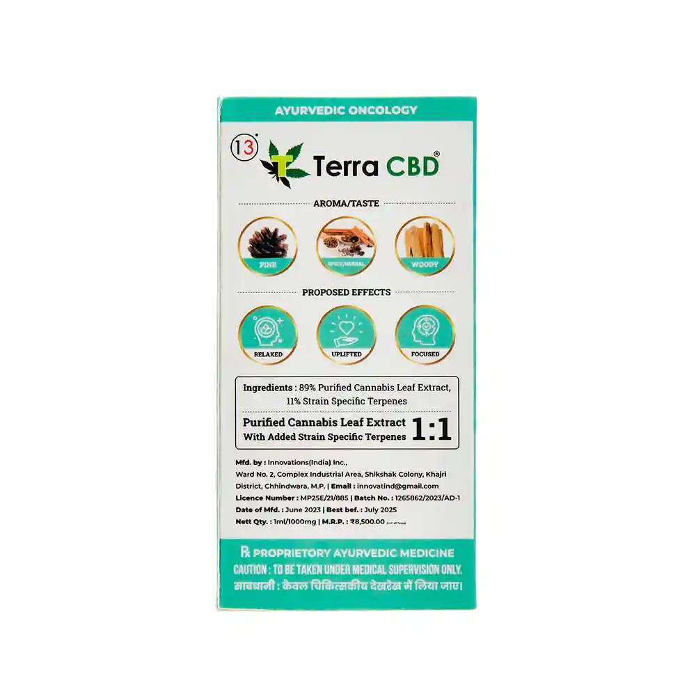 TERRA CBD - Strain specific cannabis extract, AC/DC 1ml on ItsHemp