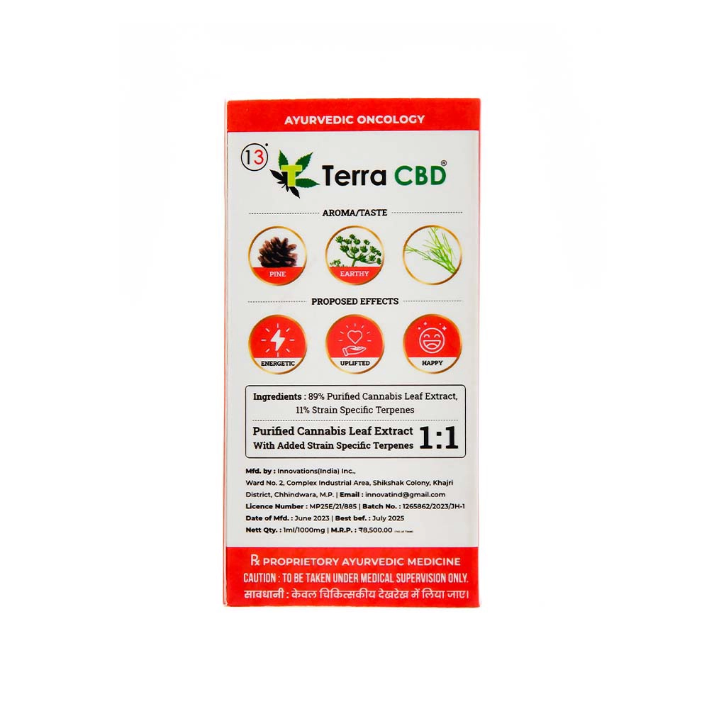 TERRA CBD - Strain specific cannabis extract, Jack Herrer 1ml - Image 3
