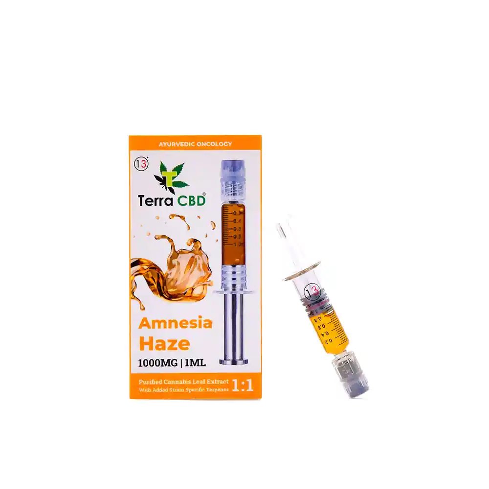 TERRA CBD - Strain specific cannabis extract, Amnesia Haze 1ml on itsHemp
