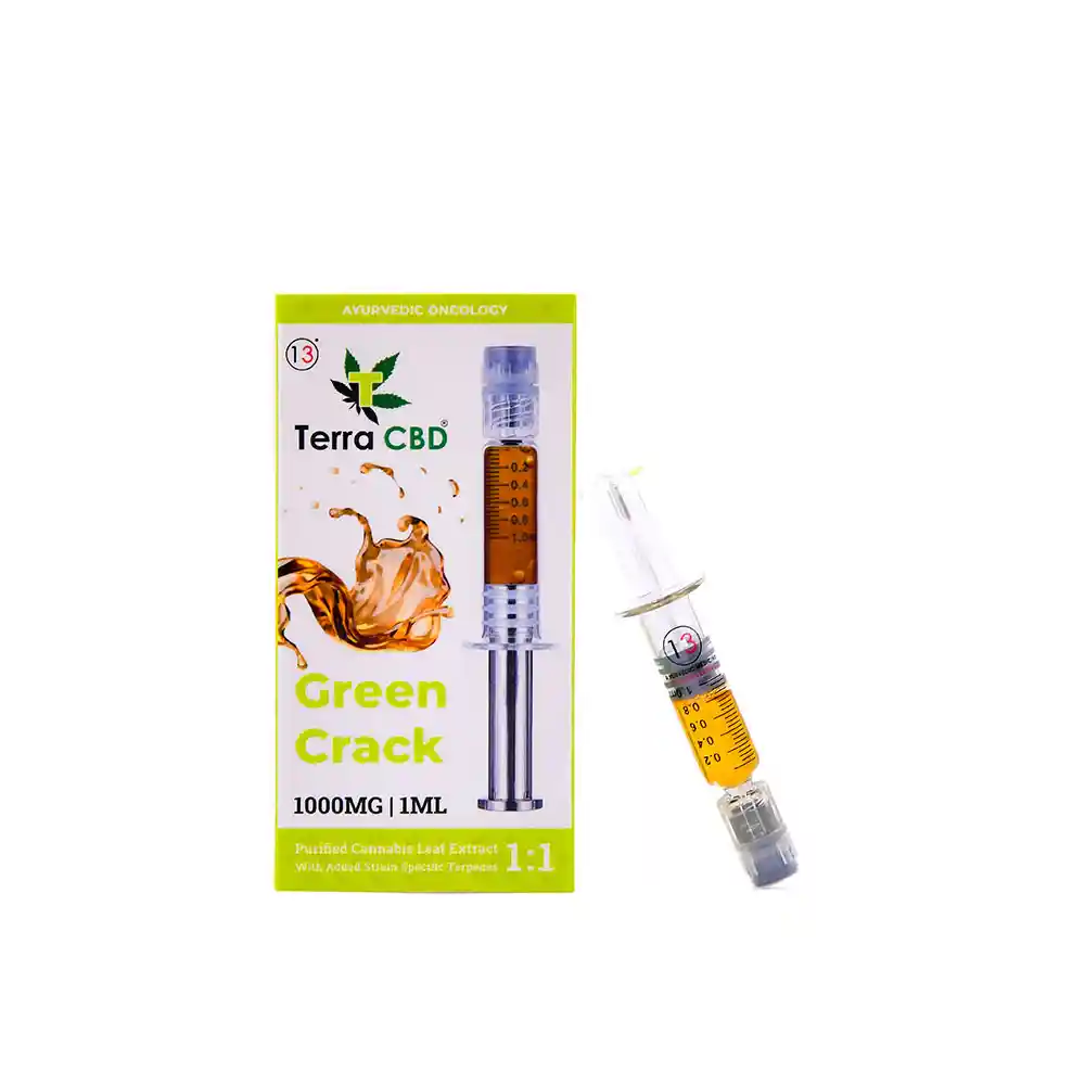 TERRA CBD - Strain specific cannabis extract, Green Crack 1ml on itsHemp