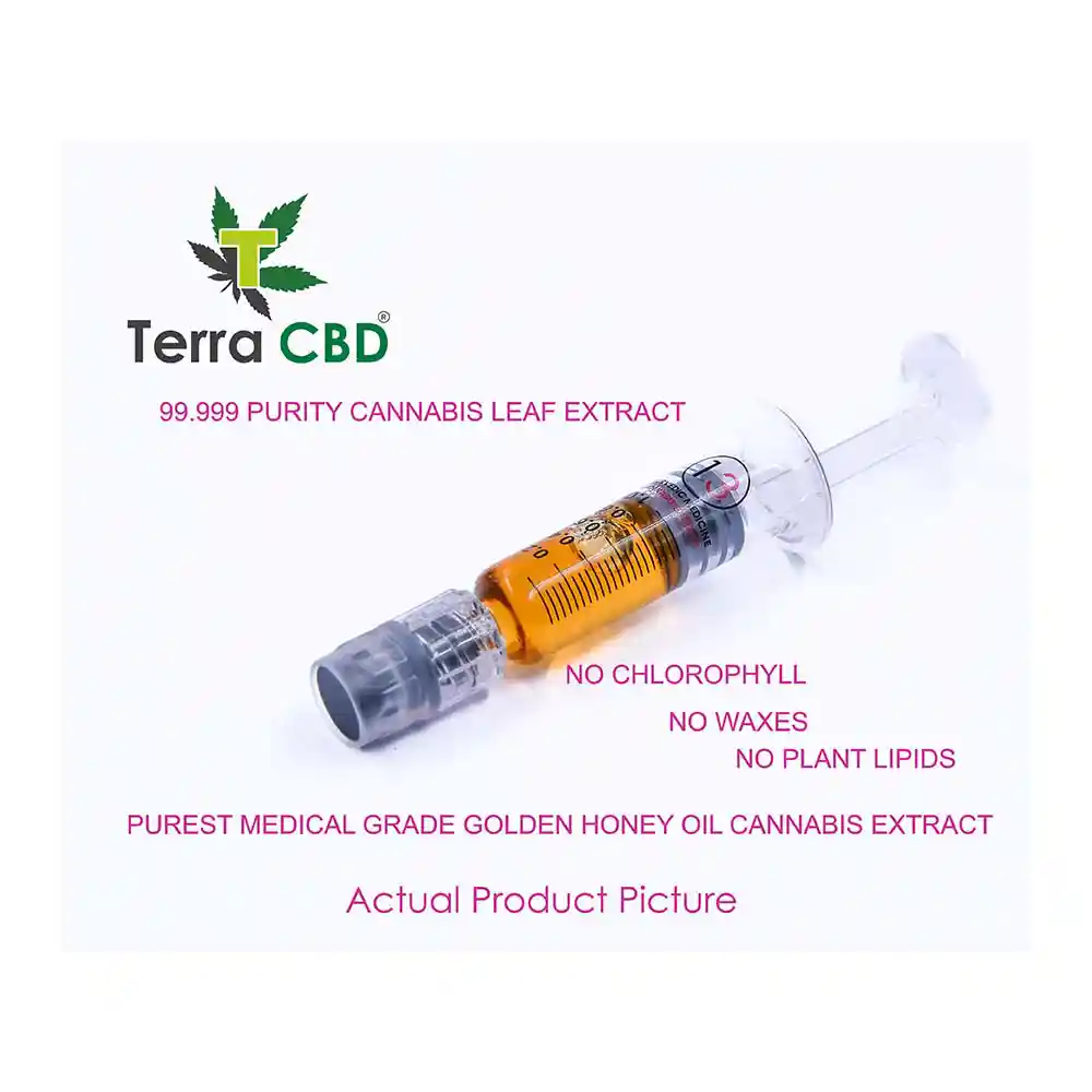TERRA CBD - Strain specific cannabis extract, white window 1ml on itsHemp