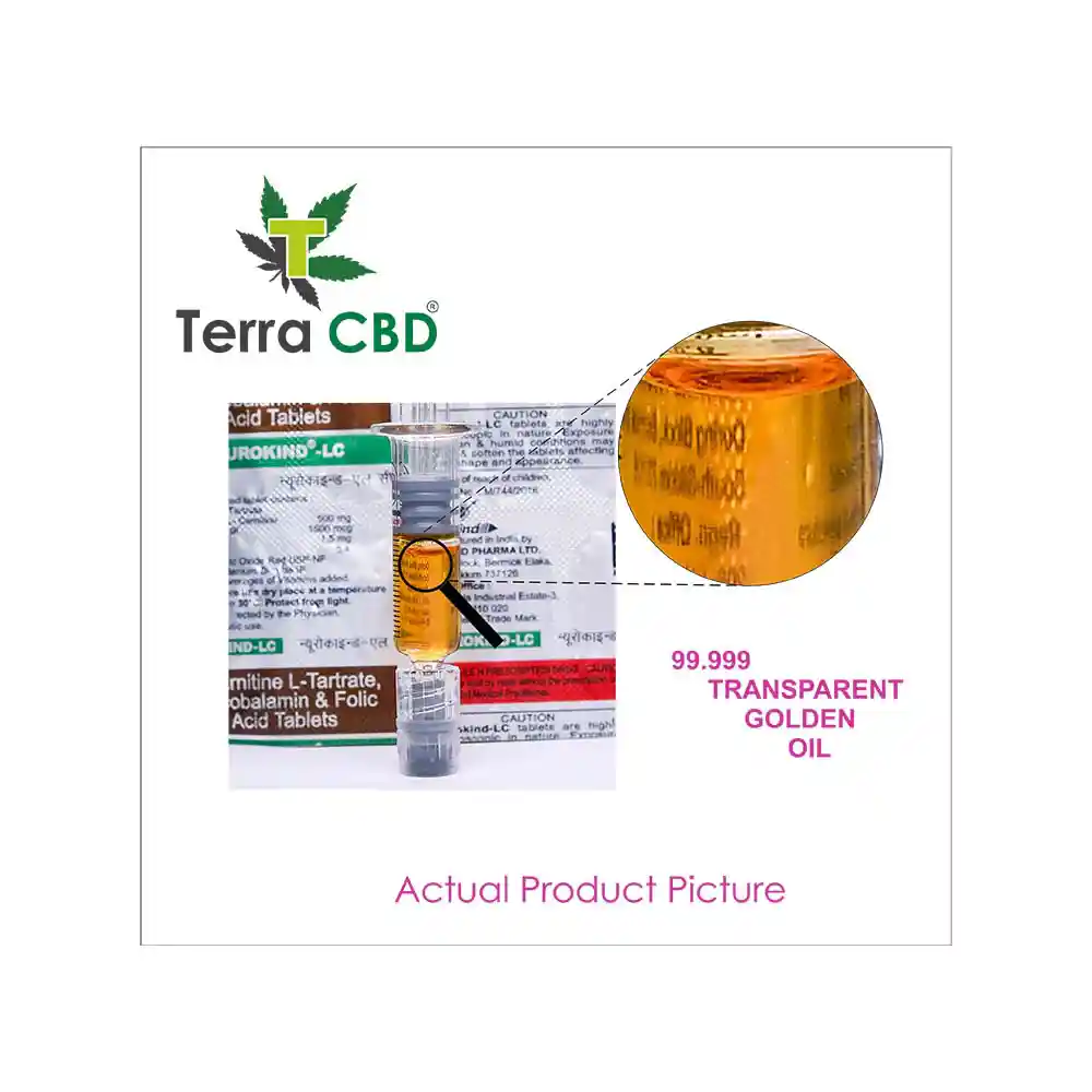 TERRA CBD - Strain specific cannabis extract, white window 1ml on itsHemp