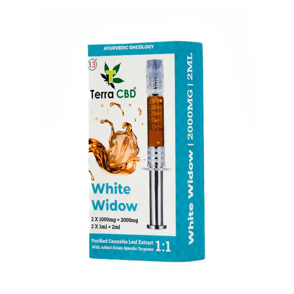 TERRA CBD - Strain specific cannabis extract, white window 2ml on itsHemp