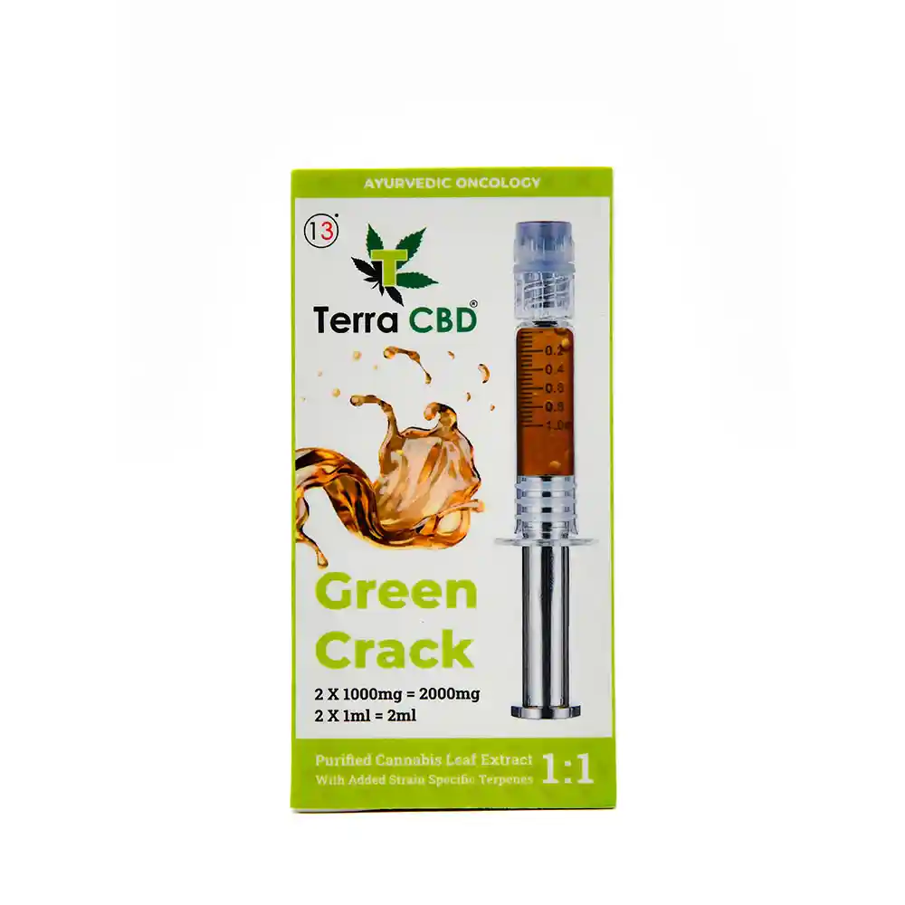 TERRA CBD - Strain specific cannabis extract, Green Crack 2ml on itsHemp