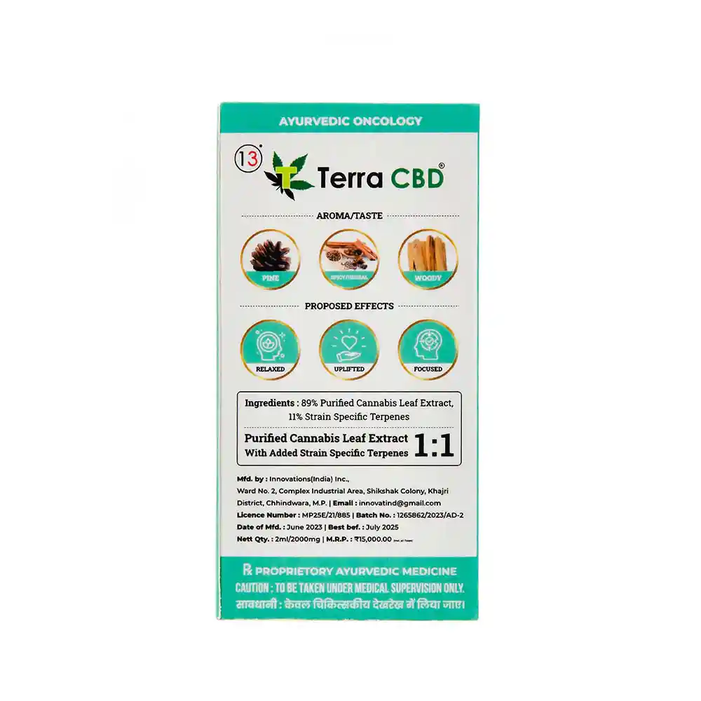 TERRA CBD - Strain specific cannabis extract, AC/DC 2ml on itsHemp