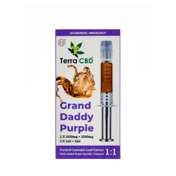 TERRA CBD - Strain specific cannabis extract, Grand Daddy Purple 2ml on itsHemp