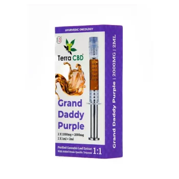 TERRA CBD - Strain specific cannabis extract, Grand Daddy Purple 2ml on itsHemp