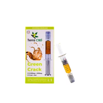 TERRA CBD - Strain specific cannabis extract, Green Crack 2ml on itsHemp