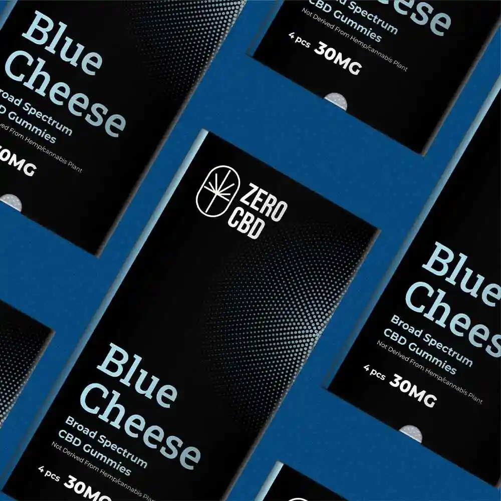 Zero CBD Blue Dream 50mg Broad Spectrum CBD Gummies (4 Pcs) on itsHemp.in