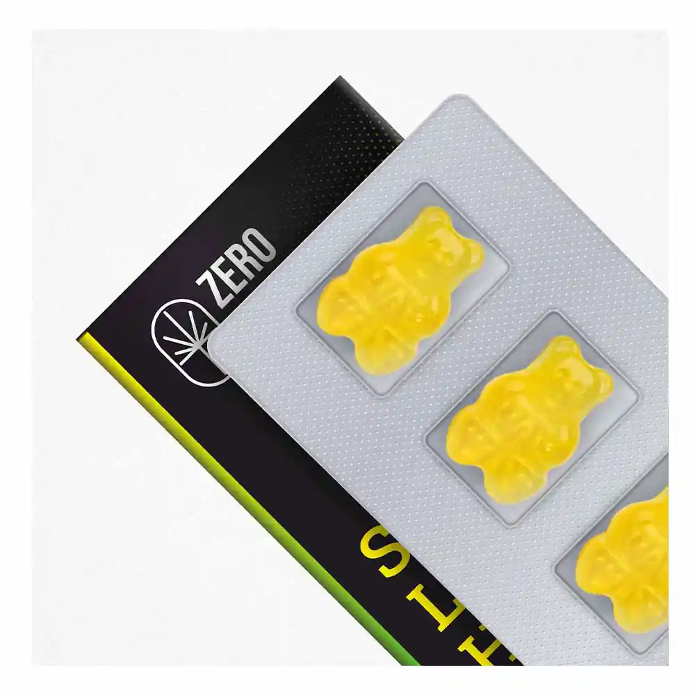 Zero CBD Super Lemon Haze 30mg Broad Spectrum CBD Gummies (4 Pcs) on itsHemp.in