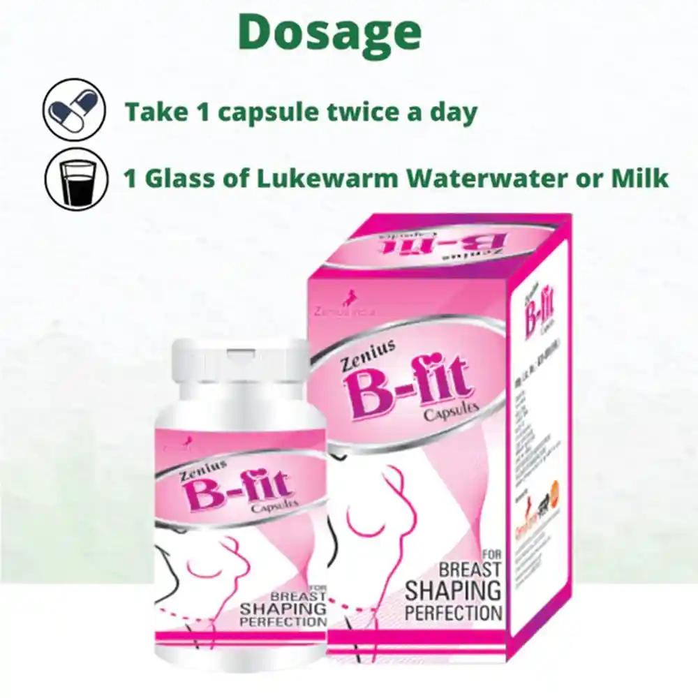 Zenius B Fit Capsule For Breast Enlargement Capsule For Women's 100gm, 60 Capsules on itshemp.in