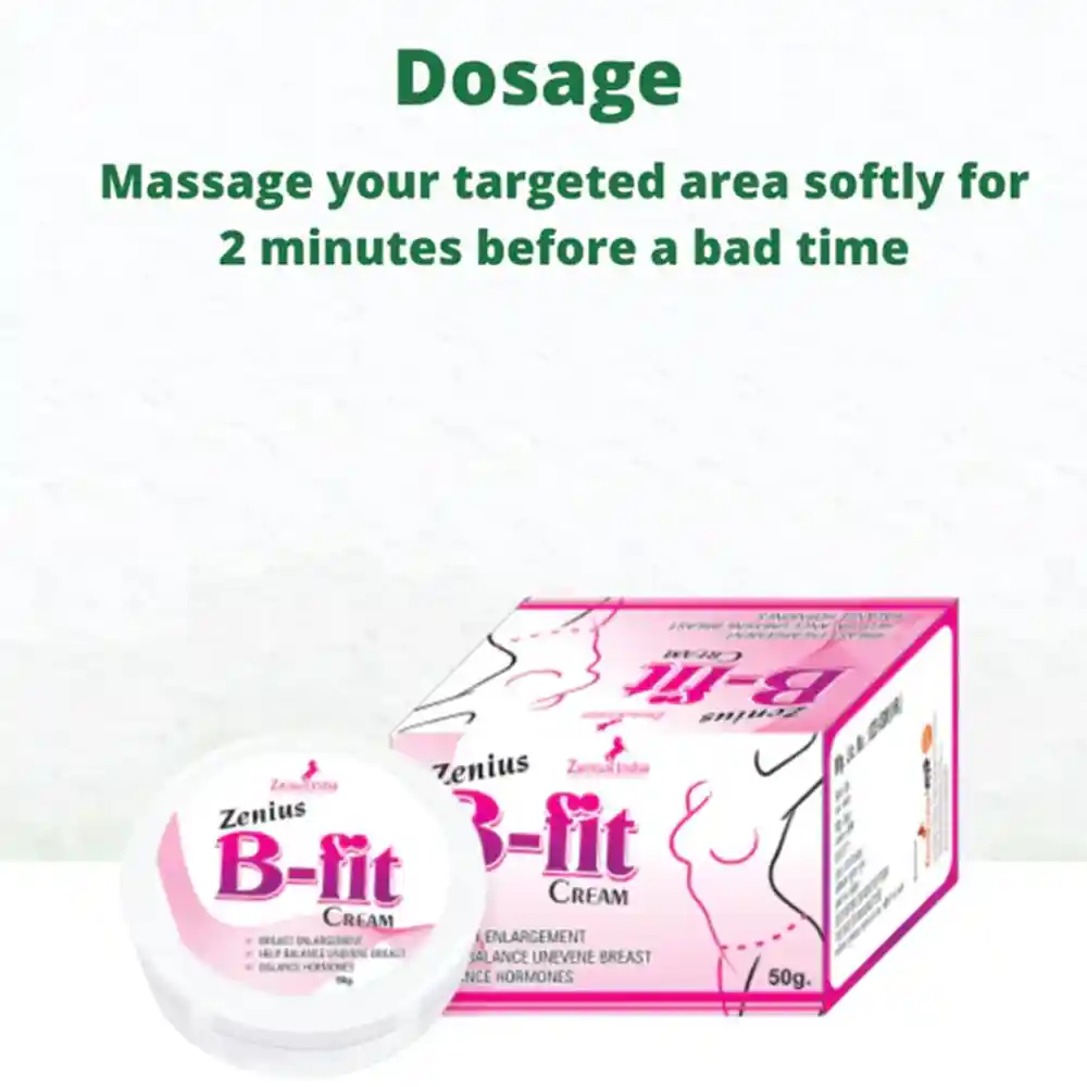 Zenius B Fit Cream For Breast Enlargement Cream, 50gm on itshemp.in