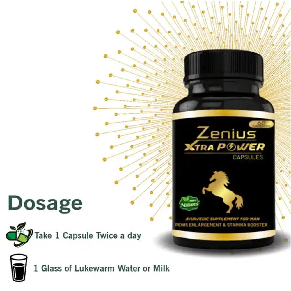 Zenius Xtra Power Sexual Capsule For Men 100gm, 60 Capsules on itshemp.in