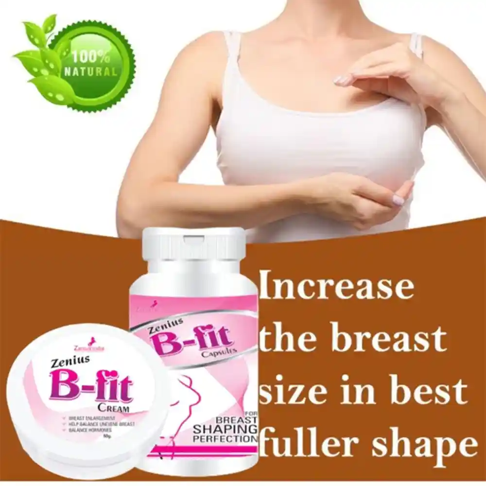 Zenius B Fit Kit For Breast Size Growth Capsule & Cream, 60 capsules & 50gm cream on itshemp.in