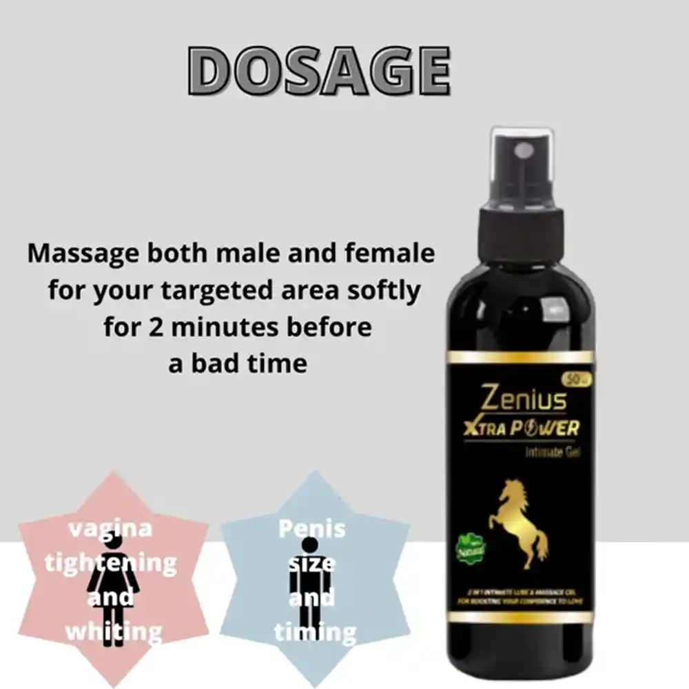Zenius Xtra Power Sexual Gel For Men, 100gm, 50ML on itshemp.in