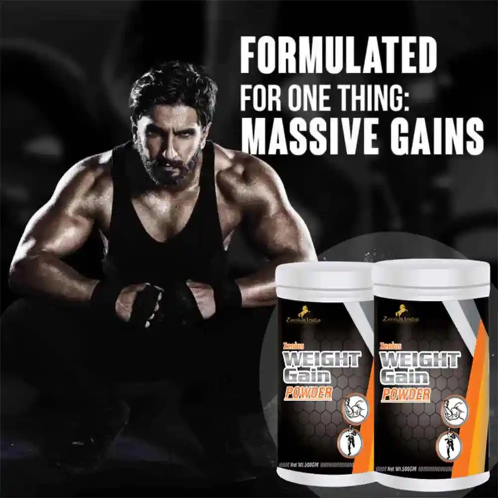 Zenius Weight Gain Powder For Men & Women 500gm on itshemp.in