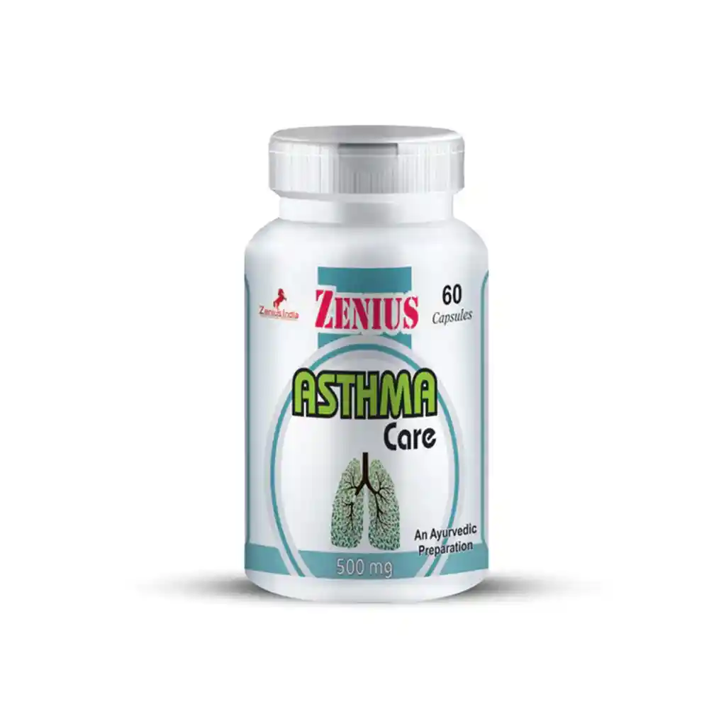 Zenius Asthma Care Capsule 100gm, 60 Capsules on itshemp.in