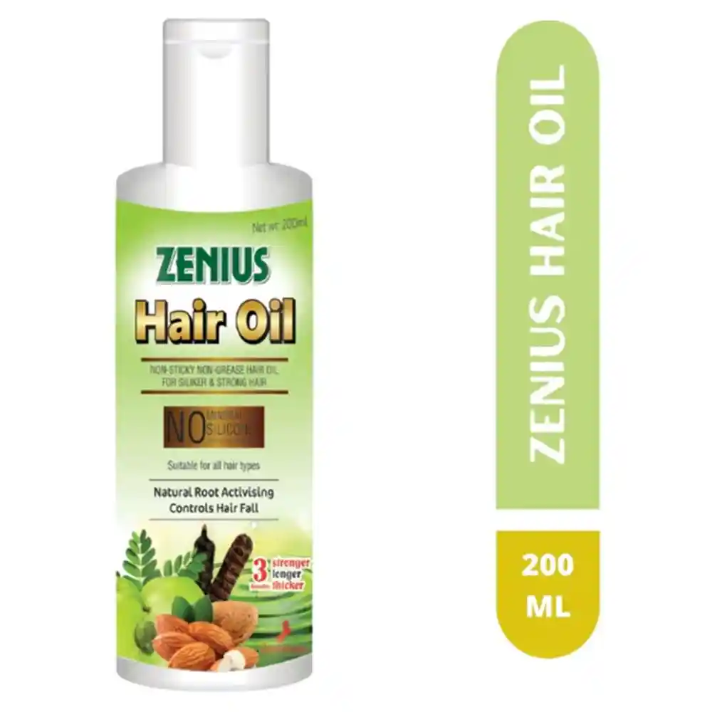 Zenius Hair Oil Is Beneficial For Hair Growth, Hair Fall & Reduces Dandruff 200ml on itshemp.in