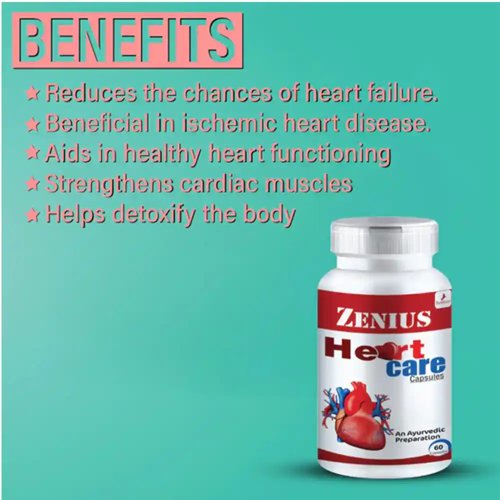 Zenius Heart Care Capsule 100gm, 60 Capsules on itshemp,in