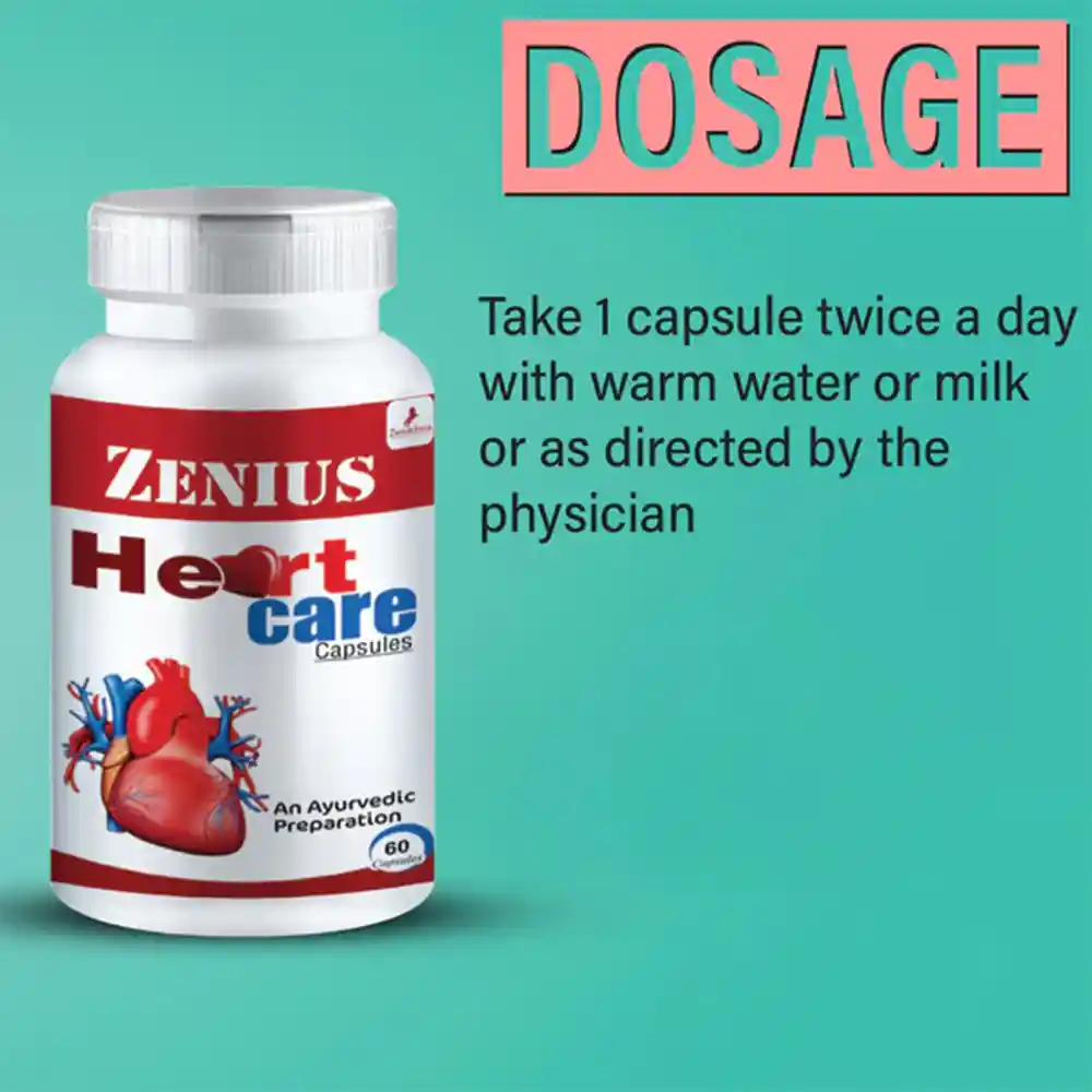 Zenius Heart Care Capsule 100gm, 60 Capsules on itshemp,in