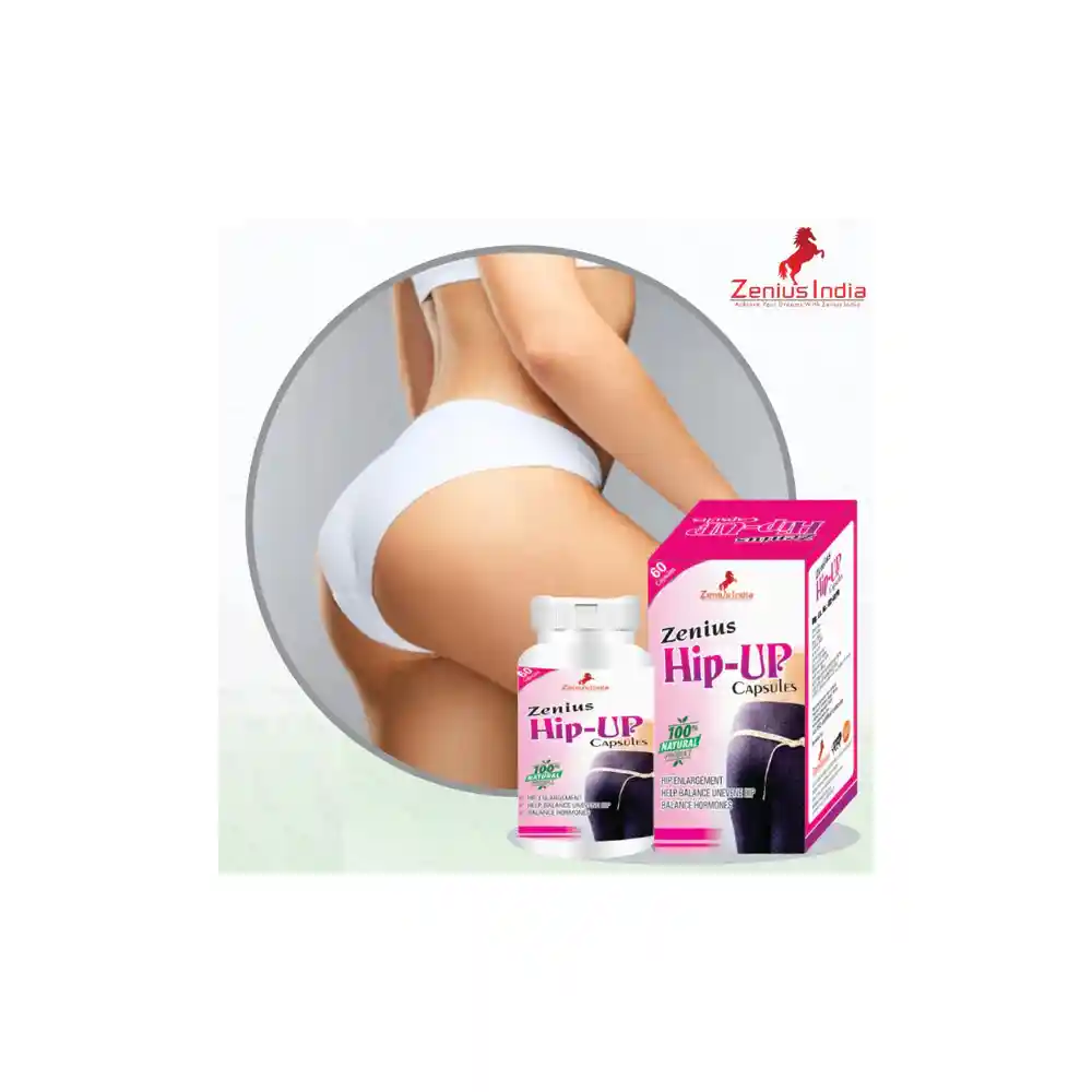 Zenius Hip-Up Capsule For Hips & Butt Enlargement 100gm, 60 Capsules on itshemp.in