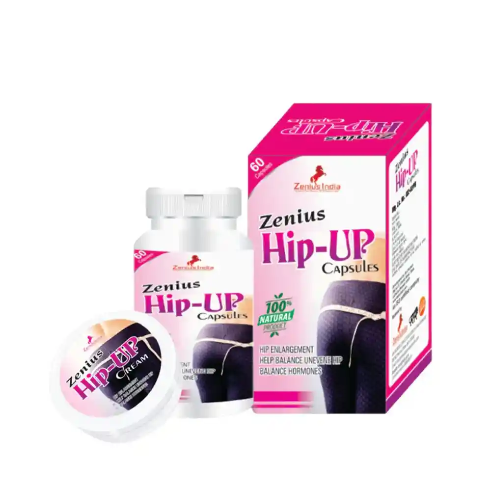 Zenius Hip Up Kit For Hip Enhancing Cream & Butt Tightening Capsules, 50gm Cream & 60 Capsules on itshemp.in