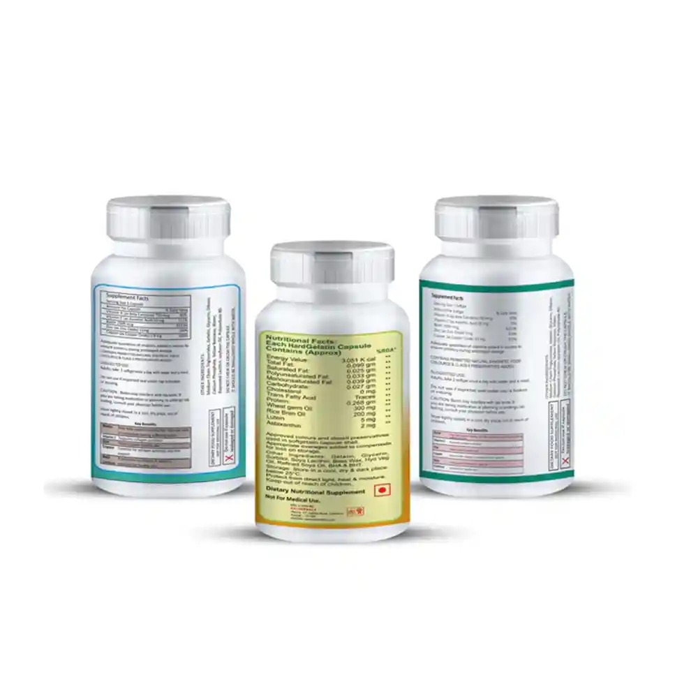 Zenius Skin Whitening Kit For Multivitamin & Energy Booster Capsule, (Pack Of 3) on itshemp.in
