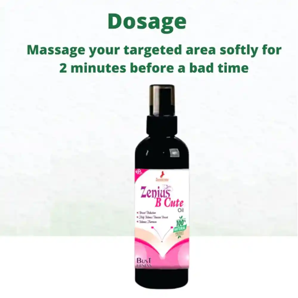 Zenius B Cute Oil For Breast Reduction & Breast Tightening 50ml on itshemp.in