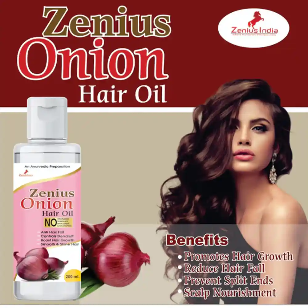 Zenius Onion Hair Oil For Hair Growth, 200ml on itshemp.in