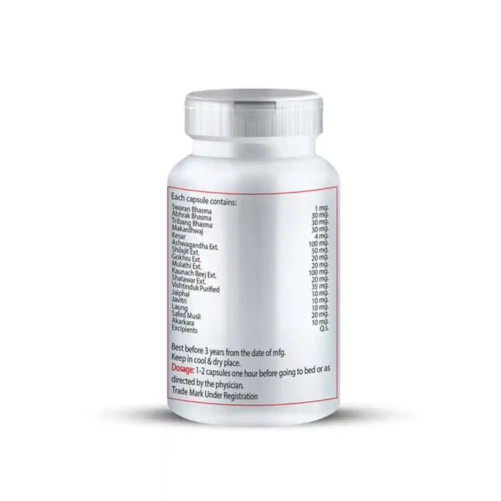 Zenius Zinga Lala Capsules (50-70 AGE) For Improve Sexual Function & Testosterone Levels, 30 Capsules on itshemp.in