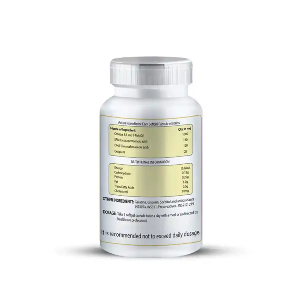 Zenius Fish Oil Capsules 100gm, 30 Capsules on itshemp.in