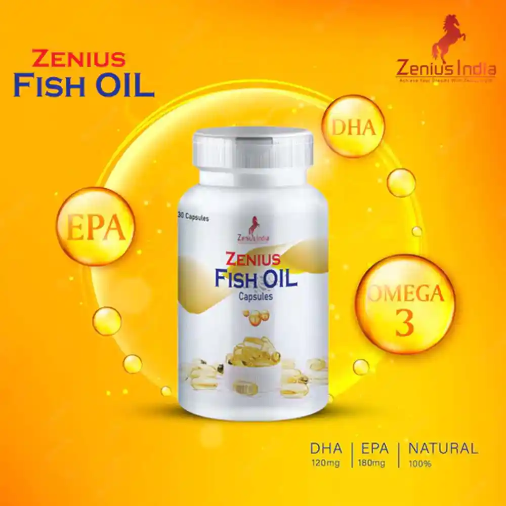 Zenius Fish Oil Capsules 100gm, 30 Capsules on itshemp.in