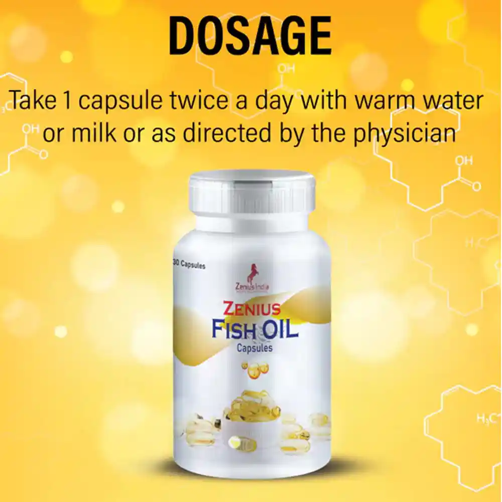 Zenius Fish Oil Capsules 100gm, 30 Capsules on itshemp.in