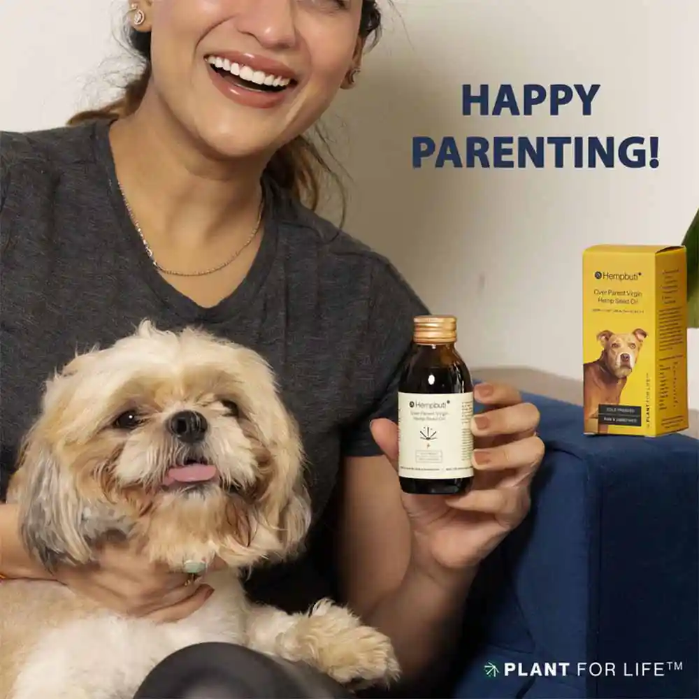 Hempbuti Over-Parent Virgin Hemp Seed Oil For Pets 125 ml on itshemmp.in