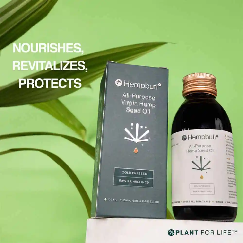 Hempbuti Virgin Hemp Seed Oil 125 ml on itshemp.in