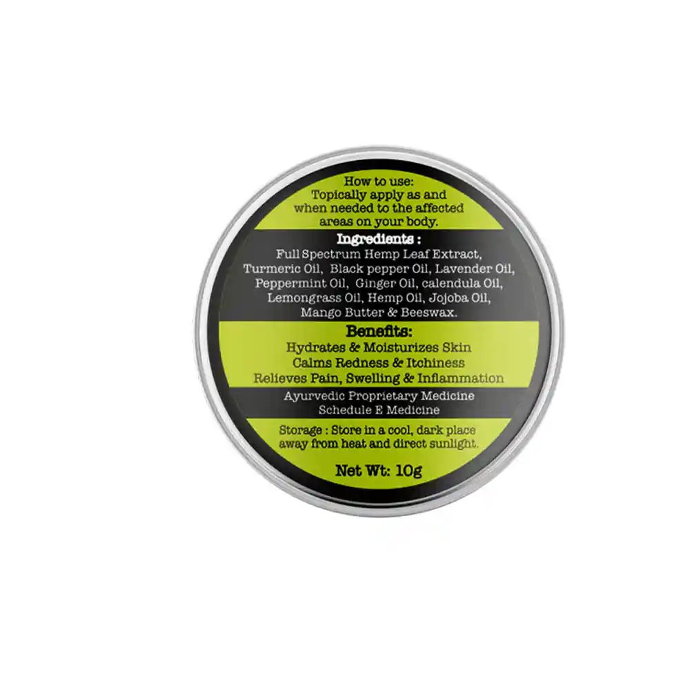 Indie Extracts Hemp Leaf Balm, Lavender, 10-50gm - Image 2