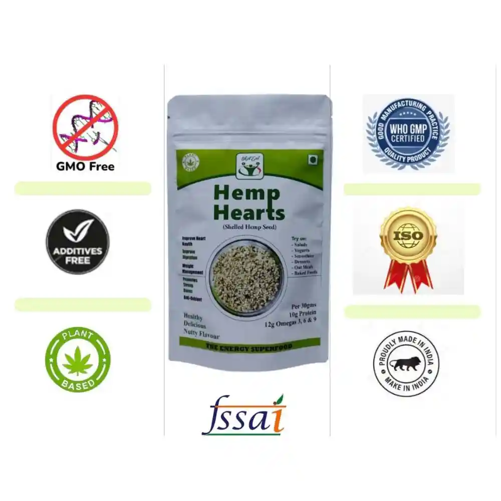 AptEat Hemp Hearts, 250gm on itshemp.in