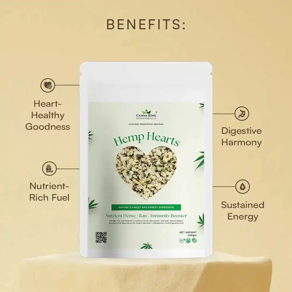 Cannaking Hemp Hearts (100gm-500gm) on itshemp.in